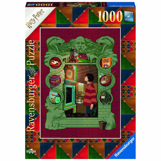 Ravensburger Puzzle Harry Potter bei der Weasley Familie, Erwachsenenpuzzle, Erwachsenen Puzzles, 1000 Teile, 16516