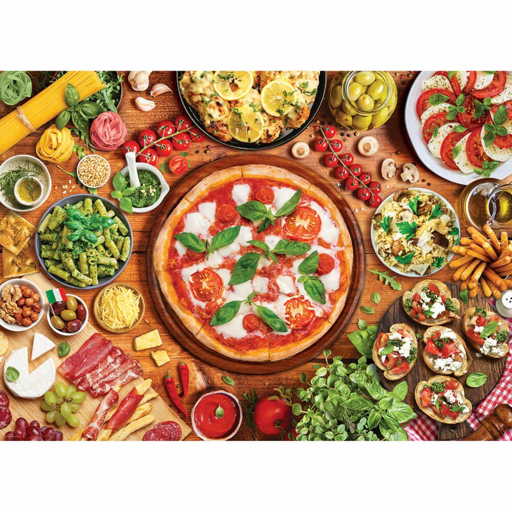 Eurographics Puzzle Italienische Spezialitäten, 1000 Teile, 68 x 48 cm, 6000-5615