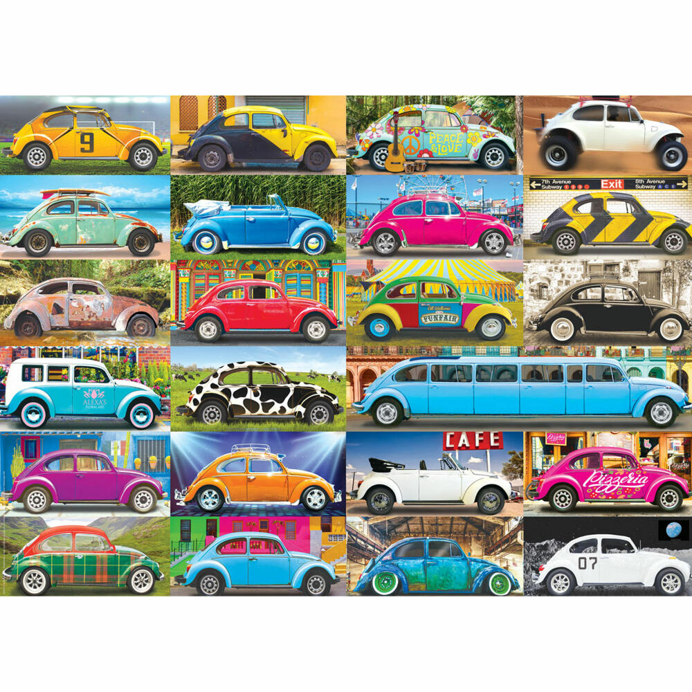 Eurographics Puzzle VW Käfer - Rumgekommen, 1000 Teile, 68 x 48 cm, 6000-5422