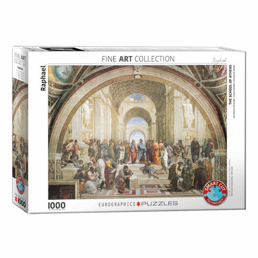 Eurographics Puzzle Die Schule von Athen von Raffael, 1000 Teile, 68 x 48 cm, 6000-4141