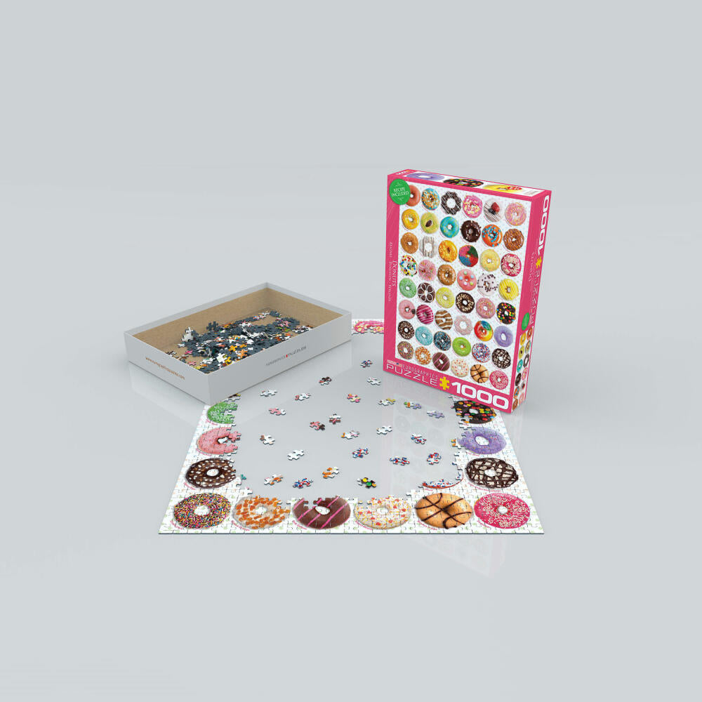 Eurographics Puzzle Donuts, Berliner, 1000 Teile, 68 x 48 cm, 6000-0585