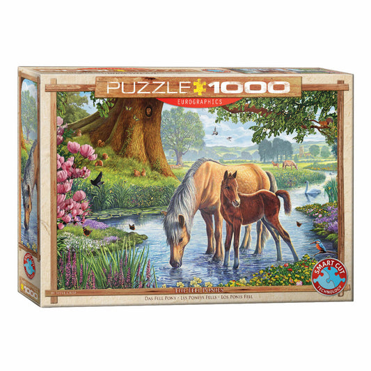 Eurographics Puzzle Fell Ponies von Steve Crisp, 1000 Teile, 68 x 48 cm, 6000-0976