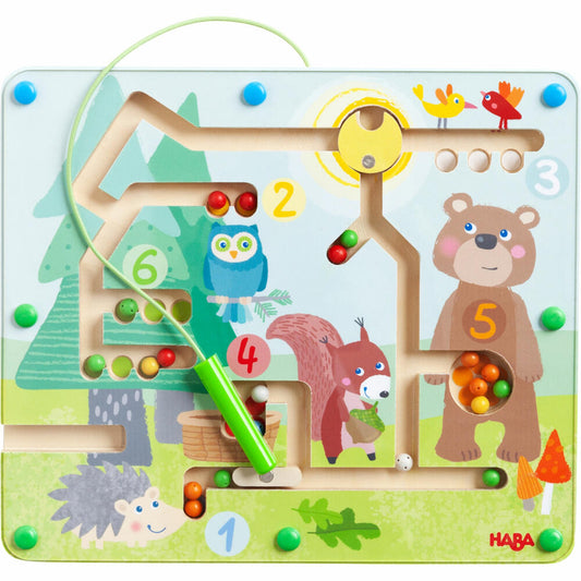HABA Magnetspiel Waldfreunde, Kinderspiel, Motorik, Spielzeug, ab 2 Jahren, 1306624001