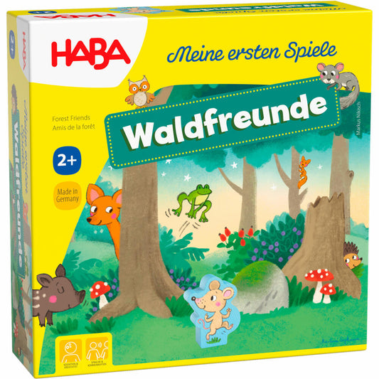 HABA Meine ersten Spiele - Waldfreunde, Memospiel, Kinderspiel, ab 2 Jahren, 1306605001