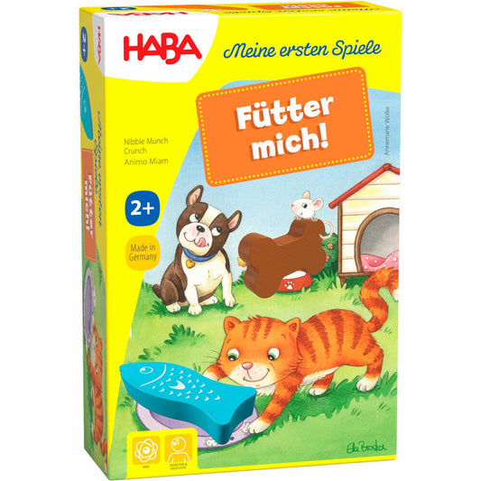 HABA Meine ersten Spiele - Fütter mich!, Memospiel, Zuordnungsspiel, Kinderspiel, ab 2 Jahren, 1305473001