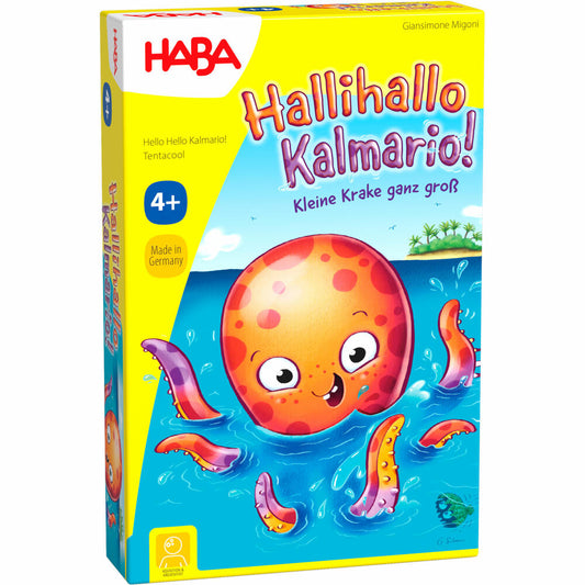 HABA Kinderspiel Hallihallo Kalmario!, Legespiel, Merkspiel, Kinder Spiel, ab 4 Jahren, 1307112001