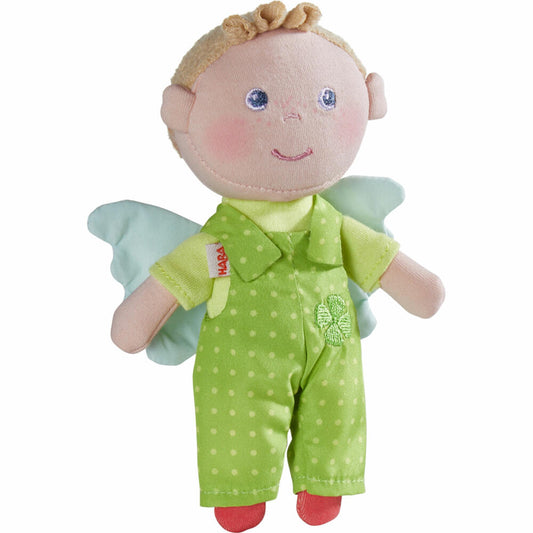 HABA Minipuppe Schutzengel Lunis, Kuschelpuppe, Stoffpuppe, Puppe, Spielzeug, 17 cm, 1307195001