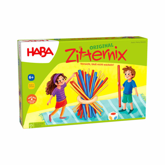 HABA Zitternix, Geschicklichkeitsspiel, Würfelspiel, Kinderspiel, ab 5 Jahren, 1307816001