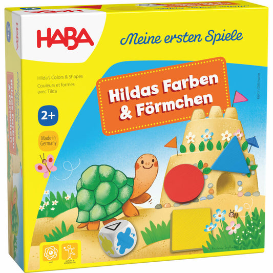 HABA Meine ersten Spiele - Hildas Farben & Förmchen, Zuordnungsspiel, Kinderspiel, ab 2 Jahren, 1307043001