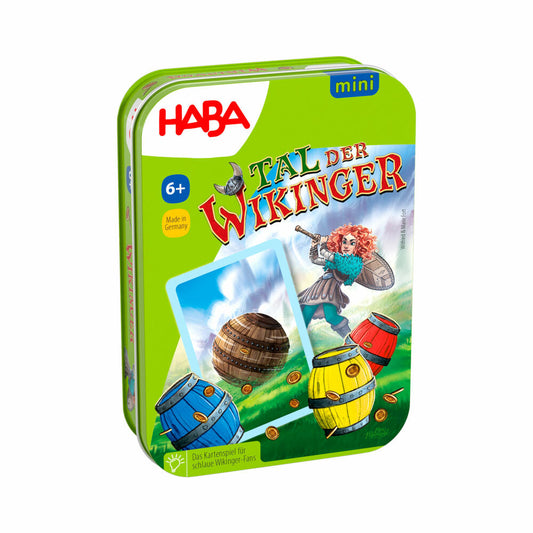 HABA Tal der Wikinger mini, Kinderspiel, Mitbringspiel, Reisespiel, Kinder Spiel, ab 6 Jahren, 2011630001