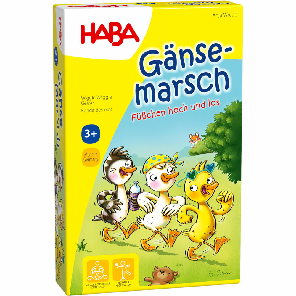 HABA Gänsemarsch, Bewegungsspiel, Kinderspiel, Kinder Spiel, ab 3 Jahren, 1306978001