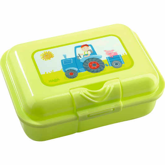 HABA Brotdose Traktor, Lunchbox, Vesperdose, Brotdose, Kinder, 1302821001