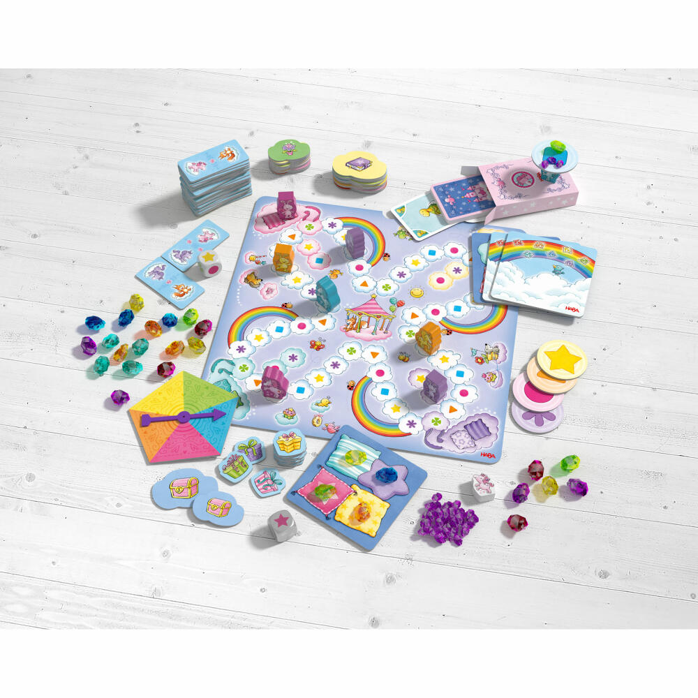 HABA Einhorn Glitzerglück - Spielesammlung, Kinderspiel, Kinder Spiele, ab 3 Jahren, 2010879001