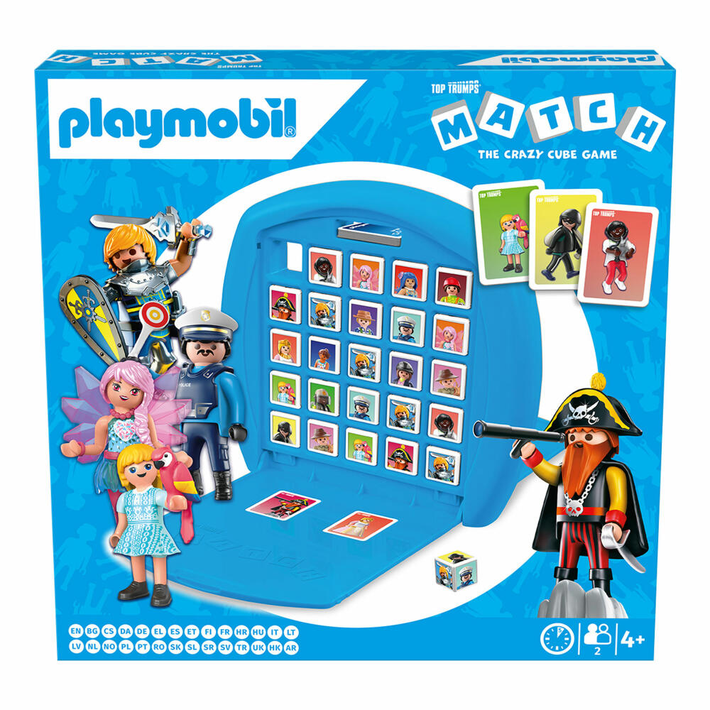 Winning Moves Match - Playmobil, Würfelspiel, Familienspiel, Kinderspiel, ab 4 Jahren, WM03779-ML1-6