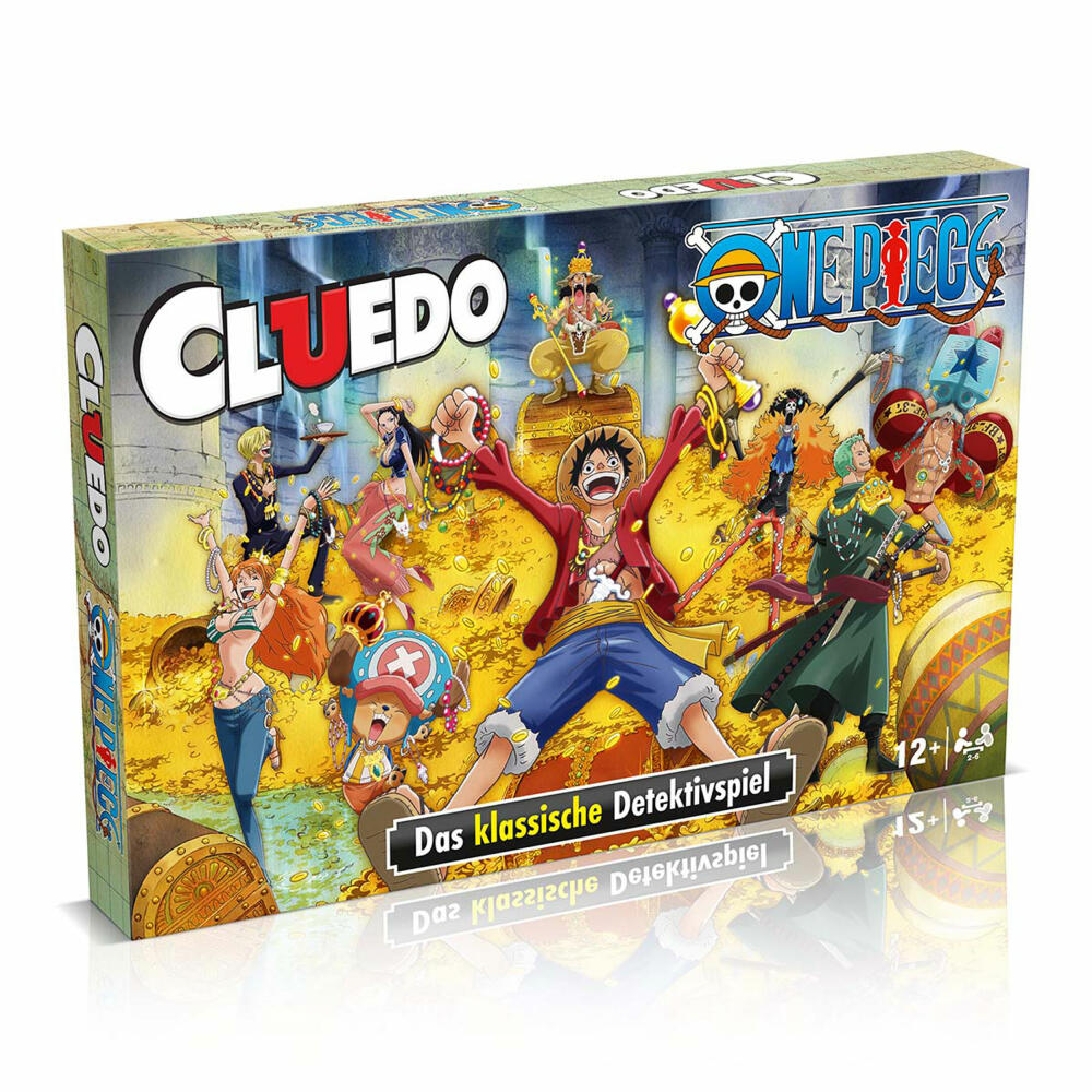 Winning Moves Cluedo - One Piece, Brettspiel, Gesellschaftsspiel, Detektivspiel, ab 6 Jahren, WM03398-GER-6
