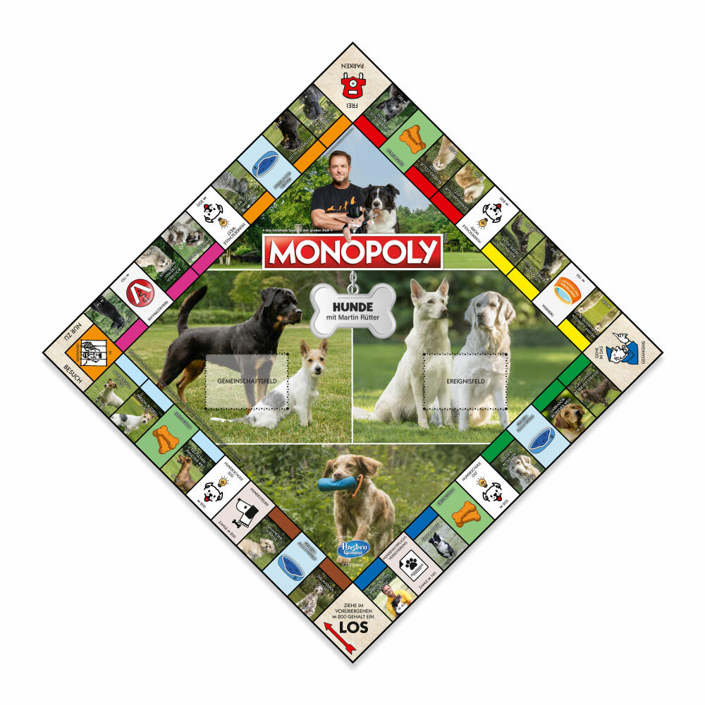 Winning Moves Monopoly - Hunde, Brettspiel, Kinderspiel, Gesellschaftsspiel, ab 6 Jahren, WM03442-GER-6