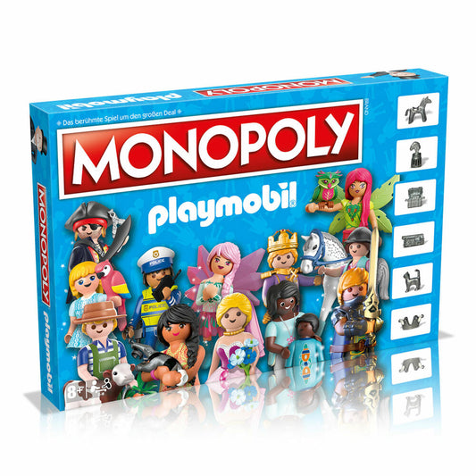 Winning Moves Monopoly - Playmobil, Brettspiel, Familienspiel, Gesellschaftsspiel, ab 8 Jahren, WM03715-GER-6