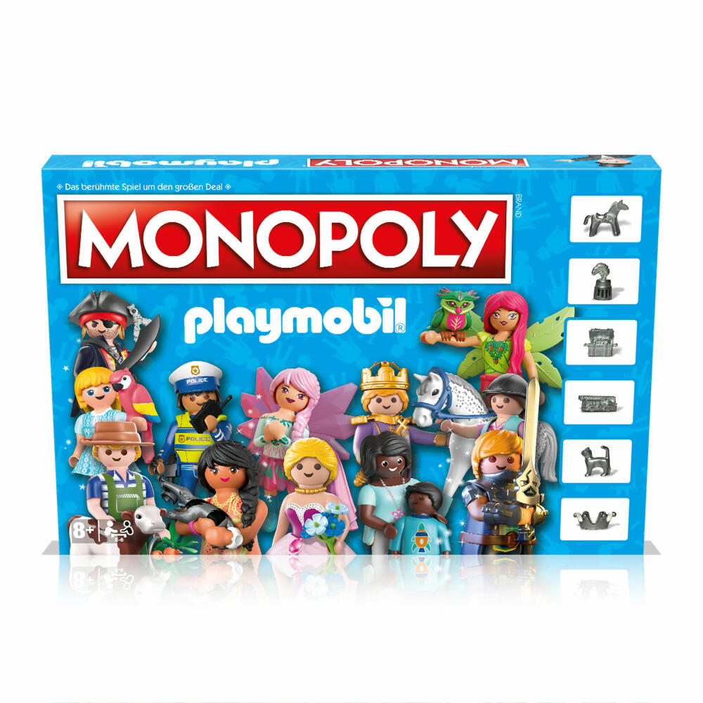 Winning Moves Monopoly - Playmobil, Brettspiel, Familienspiel, Gesellschaftsspiel, ab 8 Jahren, WM03715-GER-6