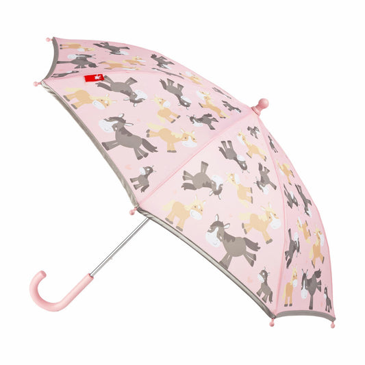 sigikid Regenschirm Pony, Kinderschirm, Regen Schirm, Kinder, Polyester, Ø 75 cm, 25330