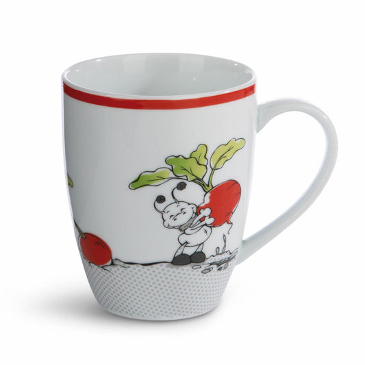 NICI Klassik Bär Tasse Ameise Enzi, Kaffeetasse, Teetasse, Tasse, Porzellan, 310 ml, 49450