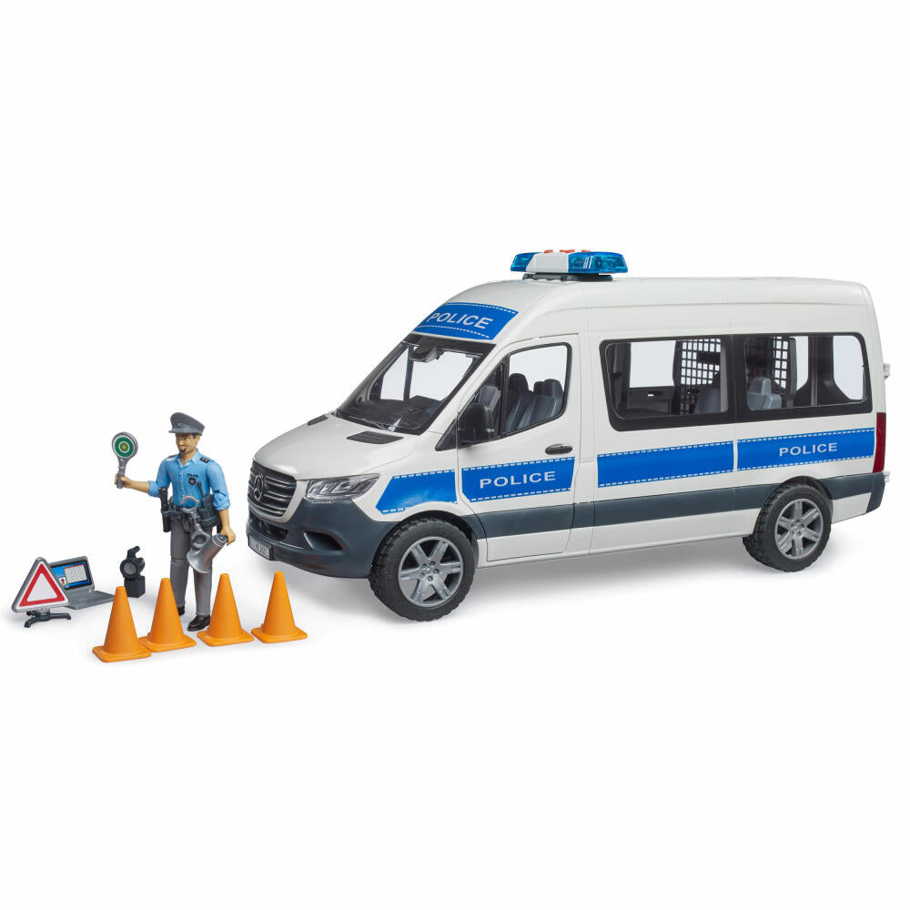 Bruder MB Sprinter Polizei Einsatzfahrzeug, Polizeiauto, Spielzeugauto, Spielzeug Auto, 02683