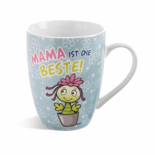 NICI Fancy Mugs Tasse Mama ist die Beste!, Kaffeetasse, Teetasse, Porzellan, 310 ml, 49494