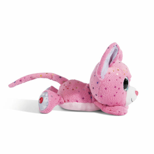 NICI Kuscheltier GLUBSCHIS Maus Miss Mausie Liegend, Plüschtier, Stofftier, 15 cm, 49297