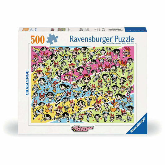 Ravensburger Puzzle Power Puff Girls, Erwachsenenpuzzle, 500 Teile, 12001036