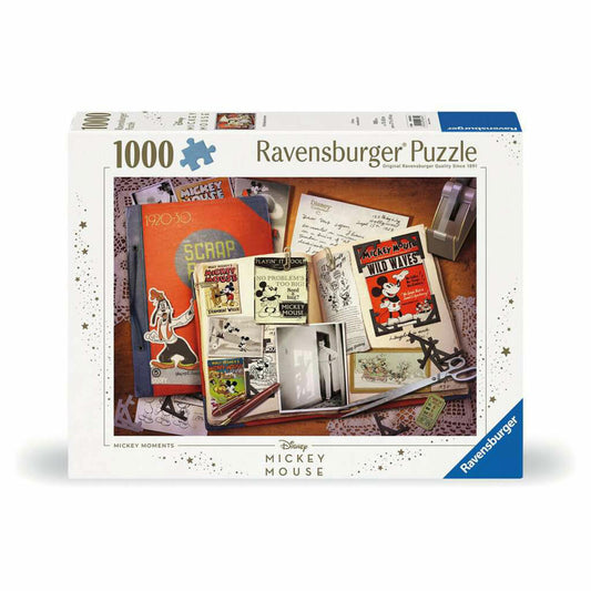 Ravensburger Puzzle 1930 Mickey Moments, Erwachsenenpuzzle, 1000 Teile, 12000839