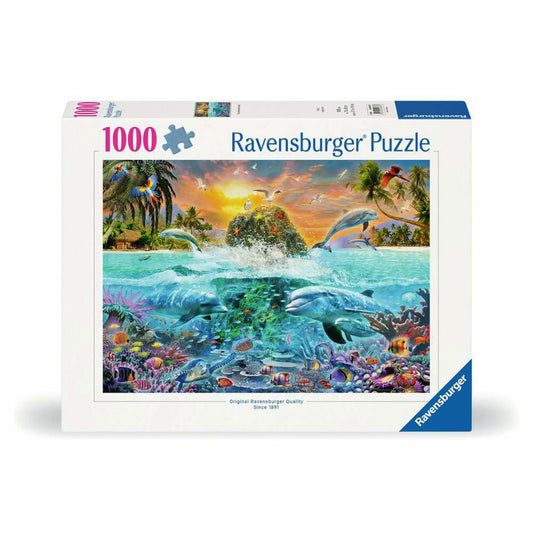 Ravensburger Puzzle Die Unterwasserinsel, Erwachsenenpuzzle, 1000 Teile, 12000887