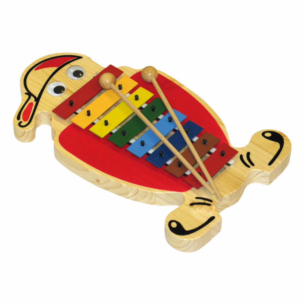 Voggenreiter Voggys Glockenspiel-Set, Xylophon, Glocken Spiel, Kinderxylophon, Kinder, Instrument, Klangspielzeug, Holz, ab 4 Jahre, 525