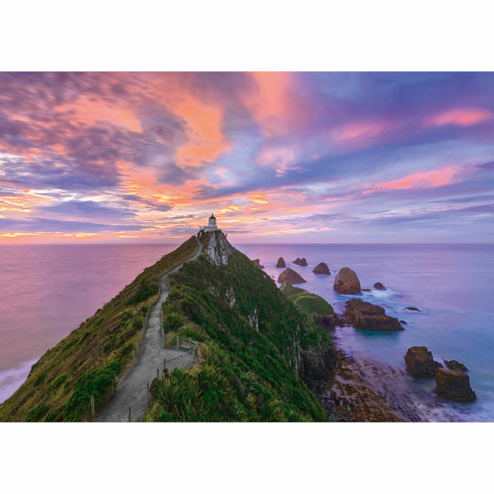 Schmidt Spiele Mark Gray Nugget Point Lighthouse The Catlins South Island New Zealand, 3000 Teile, Erwachsenenpuzzle, Puzzle, Steckpuzzle, 59348