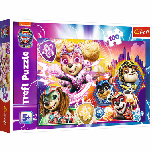 Trefl Puzzle Paw Patrol Film, Kinderpuzzle, 100 Teile, 41 x 27.5 cm, 16460