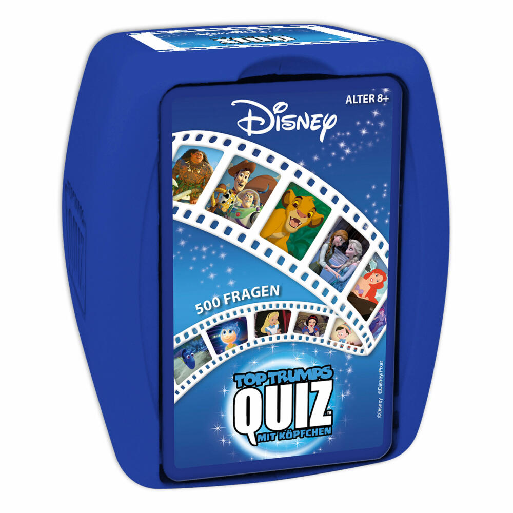 Winning Moves Top Trumps Quiz Disney Classic, Quizspiel, Gesellschaftsspiel, Wissensspiel, 62769