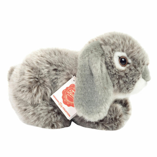 Teddy Hermann Widderkaninchen, Kuscheltier, Stofftier, Plüschtier, Kaninchen, Hase, Plüsch, Grau, 18 cm, 937289