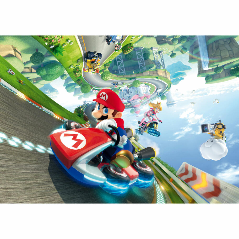 Winning Moves Puzzle Mario Kart Funracer, Legespiel, Puzzles, Erwachsenenpuzzle, 1000 Teile, 29483