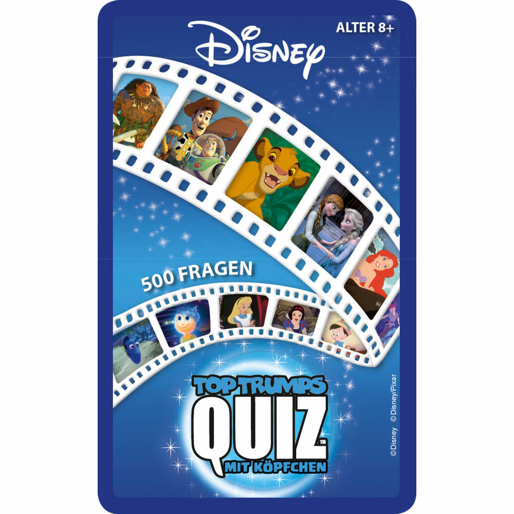 Winning Moves Top Trumps Quiz Disney Classic, Quizspiel, Gesellschaftsspiel, Wissensspiel, 62769