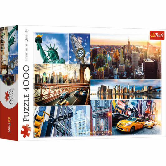 Trefl Puzzle New York-Collage, 4000 Teile, 136 x 96 cm, 45006