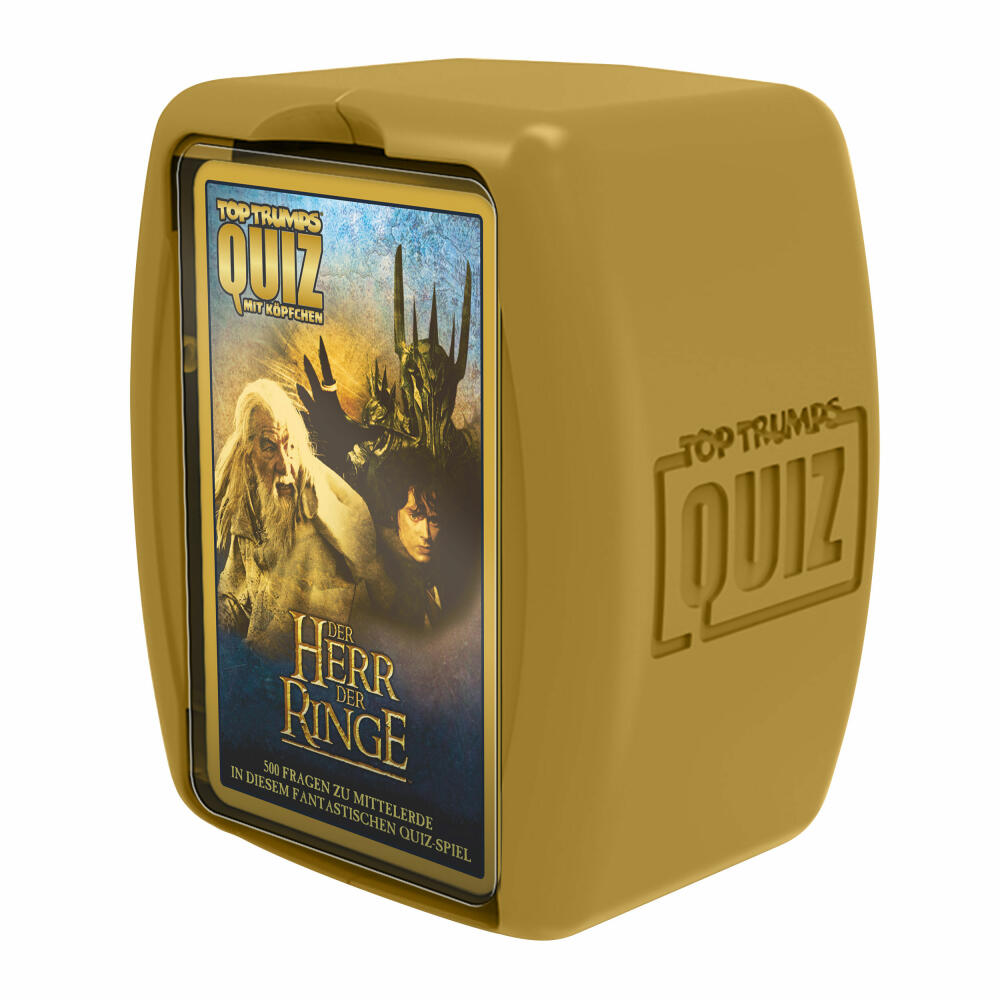 Winning Moves Top Trumps Quiz Herr der Ringe, Quizspiel, Gesellschaftsspiel, Wissensspiel, 46301