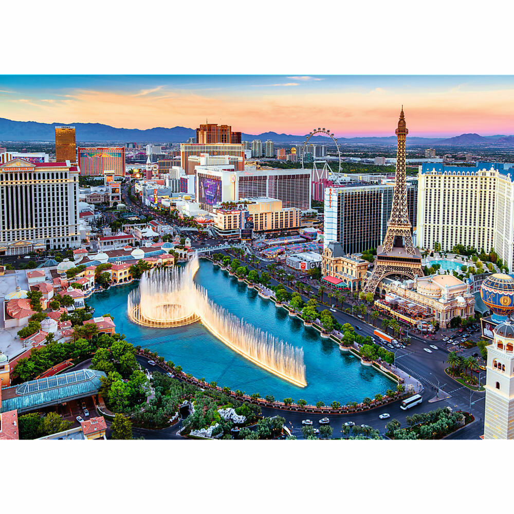 Trefl Puzzle UFT Cityscape: Las Vegas, Nevada, USA, 1000 Teile, 68.3 x 48 cm, 10757