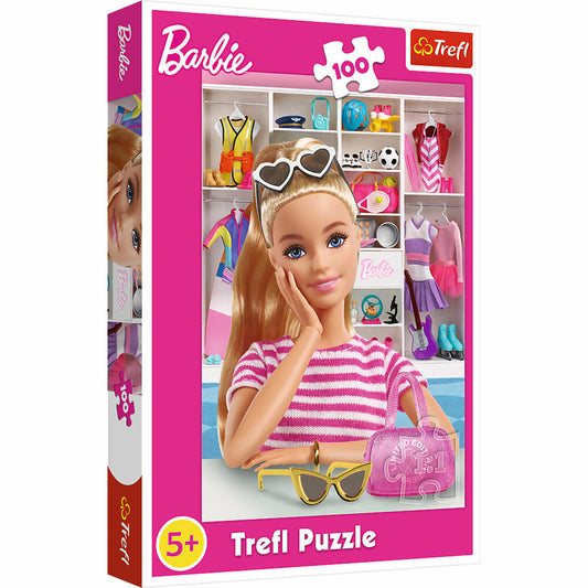 Trefl Puzzle Barbie, Kinderpuzzle, 100 Teile, 41 x 27.5 cm, 16458