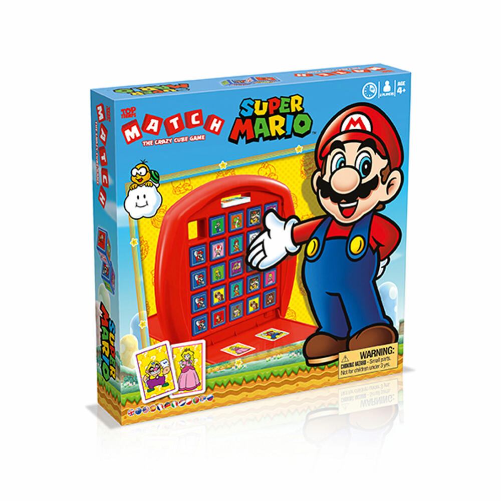 Winning Moves Top Trumps Match Super Mario, Würfelspiel, Gesellschaftsspiel, Würfel Spiel, Kinderspiel, 905964