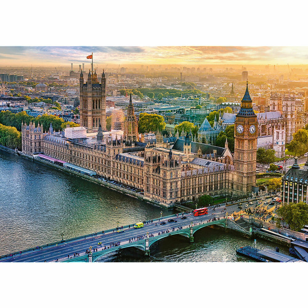 Trefl Puzzle UFT Cityscape: Westminsterpalast, London, England, 1000 Teile, 68.3 x 48 cm, 10705