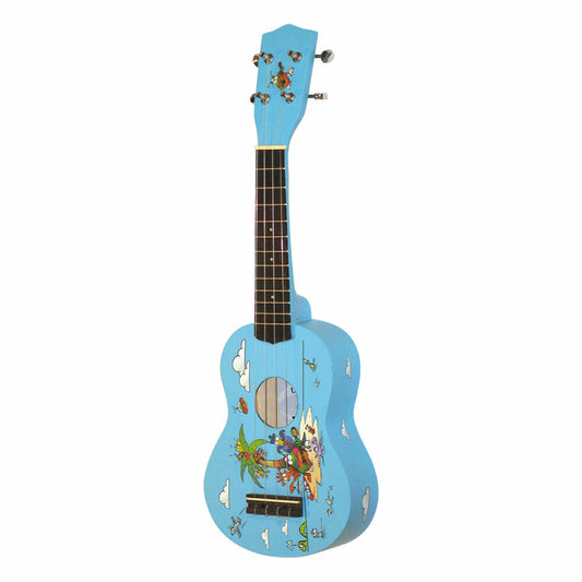 Voggenreiter Voggys Ukulele, mit Plektrum, Gitarre, Kinder, Instrument, Musikinstrument, Sopran, Holz, ab 6 Jahre, 824