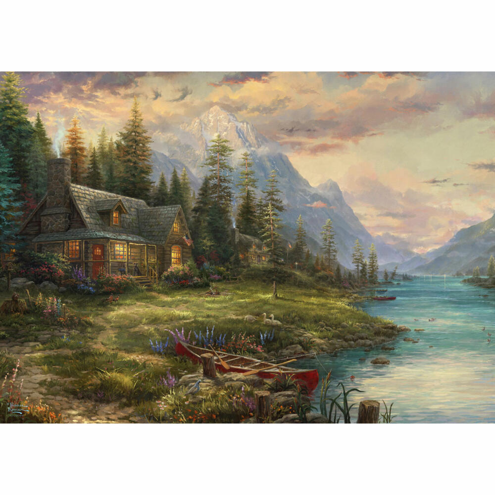 Schmidt Spiele Ausflug am Vatertag, Thomas Kinkade, Puzzle, Erwachsenenpuzzle, 1000 Teile, 59918