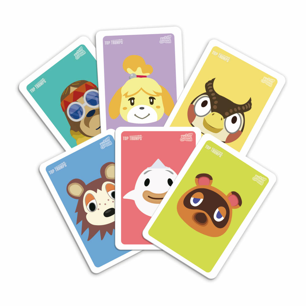 Winning Moves Top Trumps Match Animal Crossing, Würfelspiel, Gesellschaftsspiel, Würfel Spiel, Kinderspiel, 44950