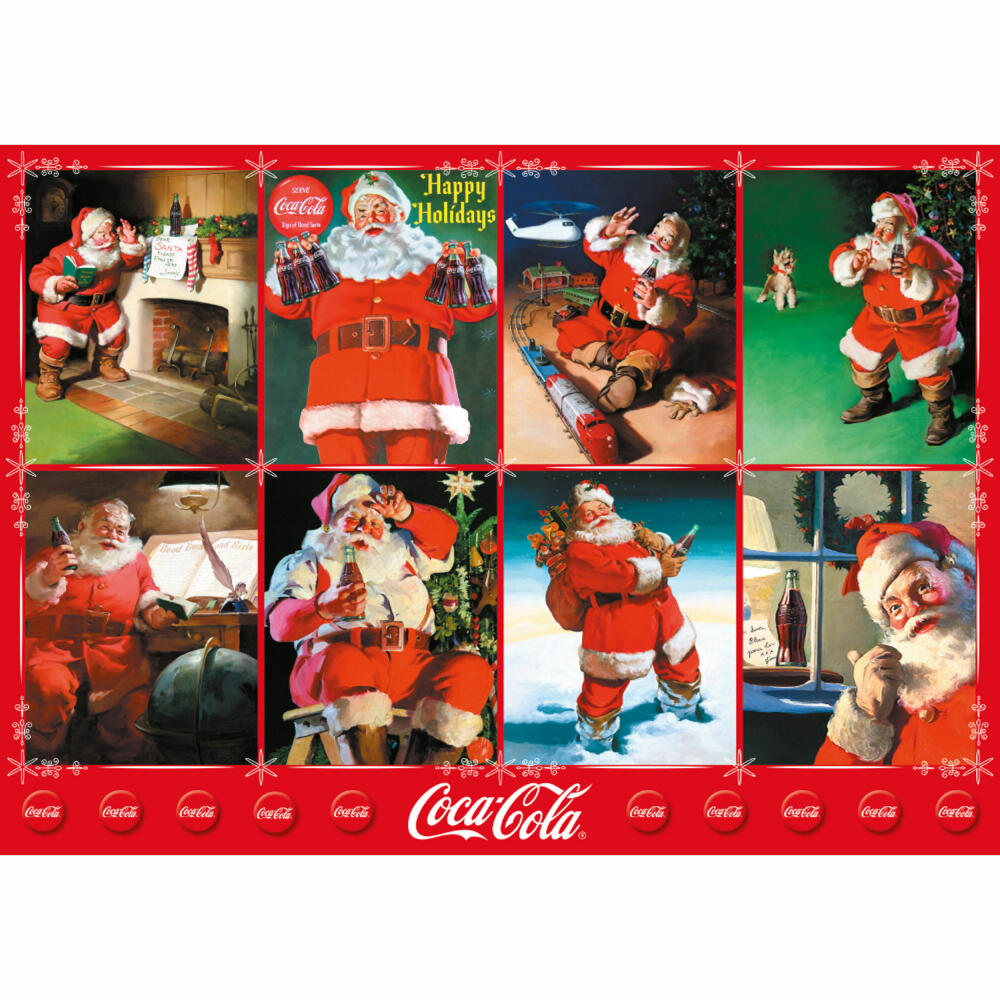 Schmidt Spiele Coca Cola - Santa Claus, Puzzle, Erwachsenenpuzzle, 1000 Teile, 59956