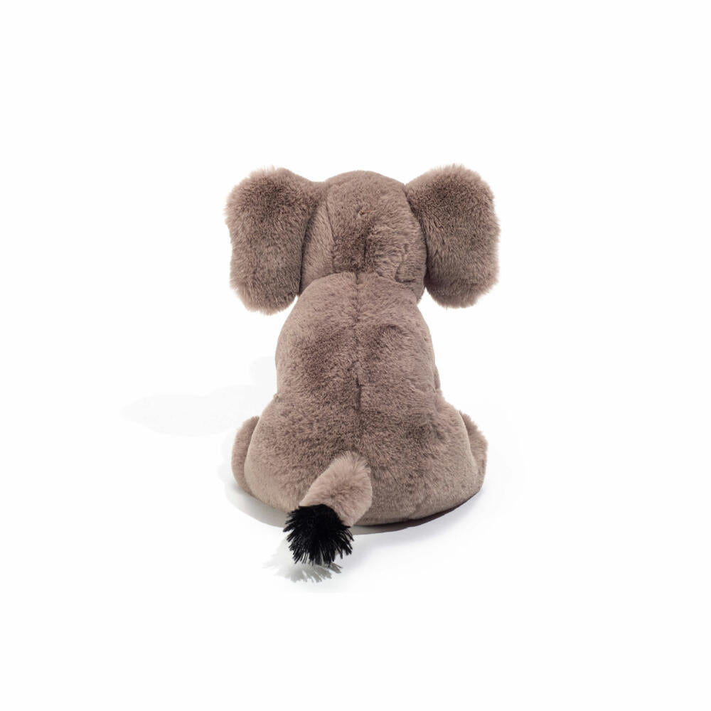 Teddy Hermann Elefant sitzend, Plüschtier, Kuscheltier, Wildtier, Plüsch, Grau, 25 cm, 907435