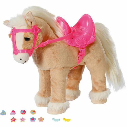 Zapf Creation BABY born My Cute Horse, Pferd mit Funktion, Pony, Puppenzubehör, 835203