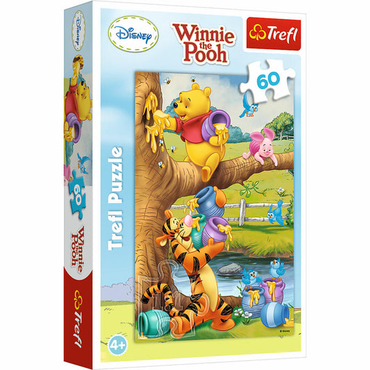 Trefl Puzzle Disney Winnie Pooh, Kinderpuzzle, 60 Teile, 33 x 22 cm, 17264